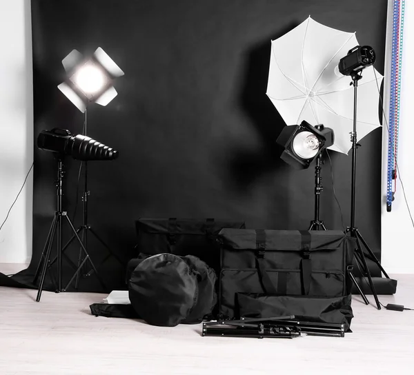 Empty photo studio