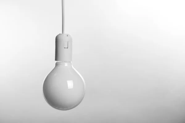 Led light bulb on  background