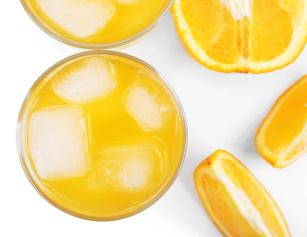 Iced orange drink