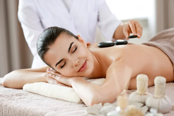 Woman having spa procedures