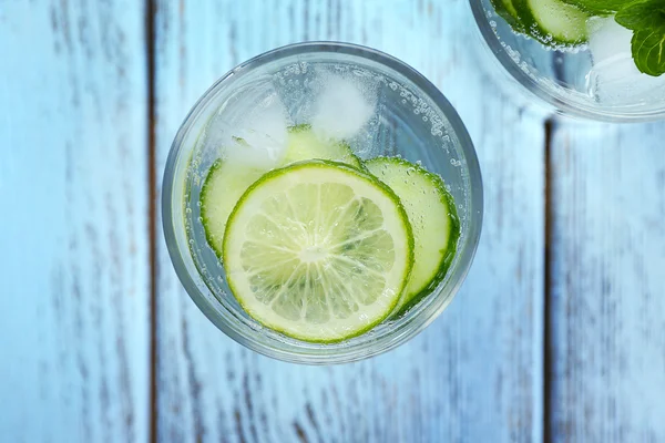 Infused cucumber water