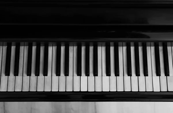 Black and white piano keys