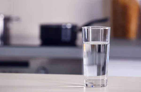 Glass of pure water