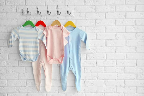 Set of baby rompers