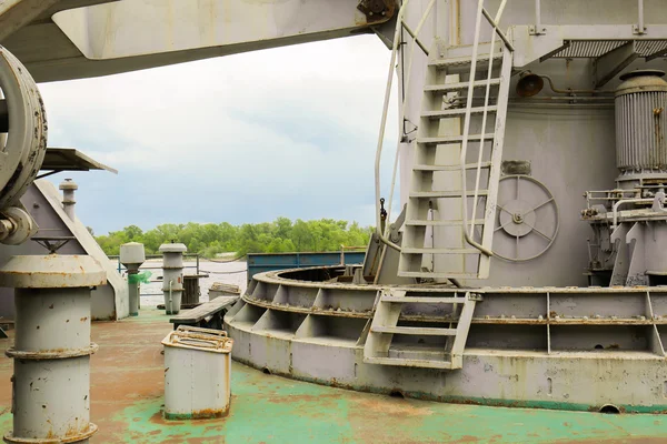 On board tow ship