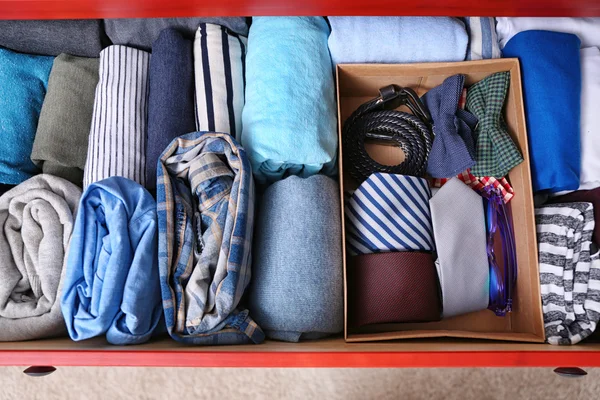Neatly folded clothes