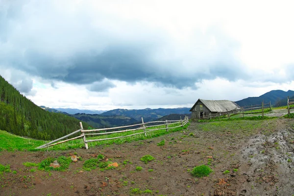 Old house in mountains