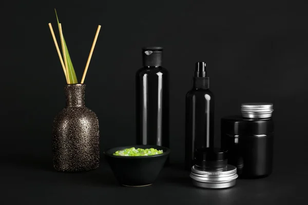 Set of cosmetic bottles