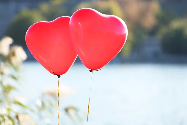 Love heart balloons