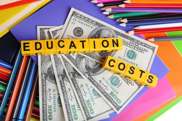 Education costs background