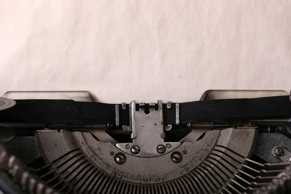 Antique Typewriter. Vintage Typewriter Machine close-up
