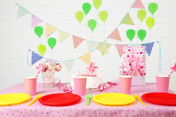 Birthday table for children party