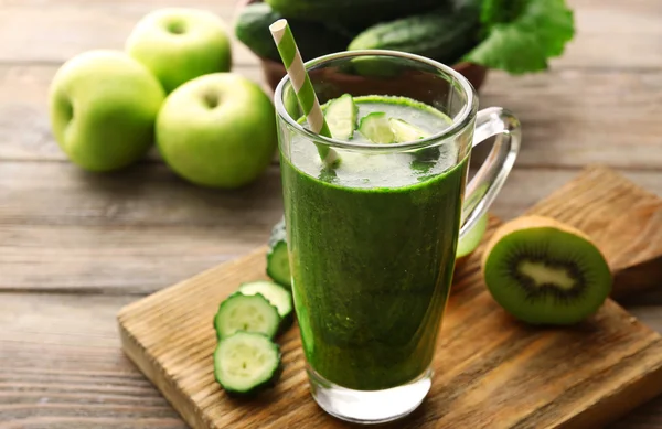 Green fresh healthy juice