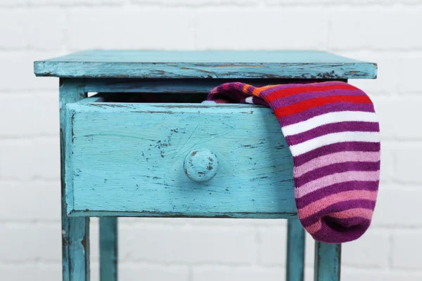 Socks in color drawer