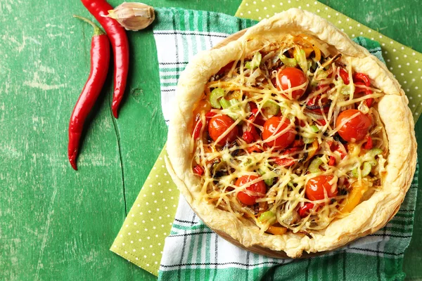 Vegetable pie with paprika
