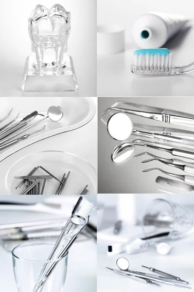 Collage of dental healthcare