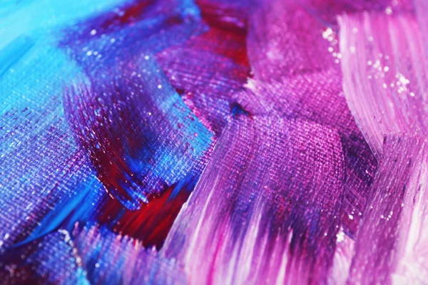 Abstract colorful brushstrokes as background