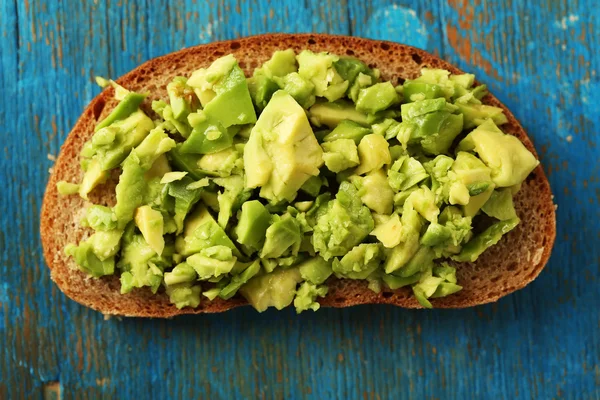Bread with guakomole avocado
