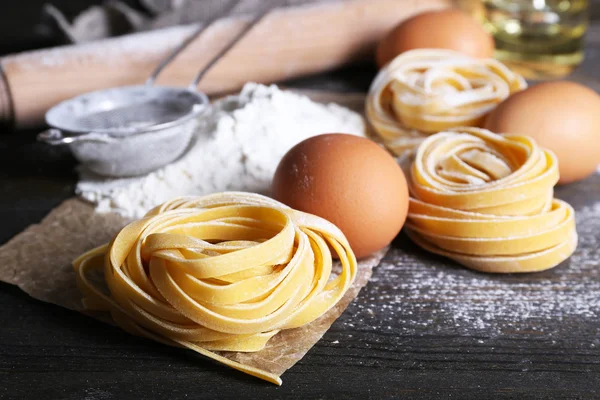 Still life of preparing pasta