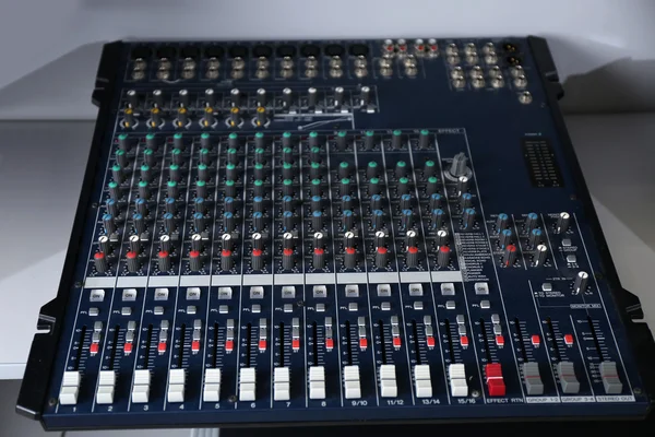 Sound music mixer control panel