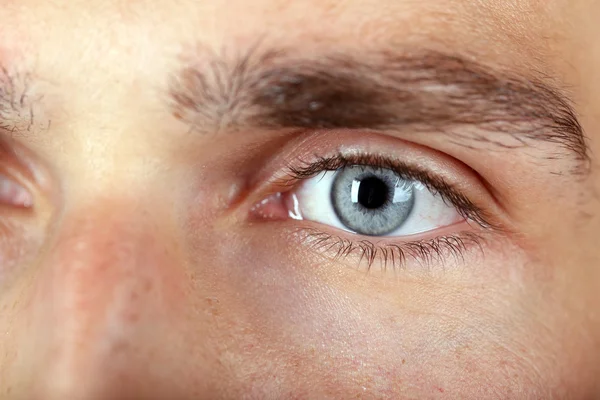Beautiful blue man eye