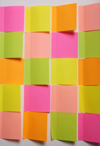 Colorful paper notes