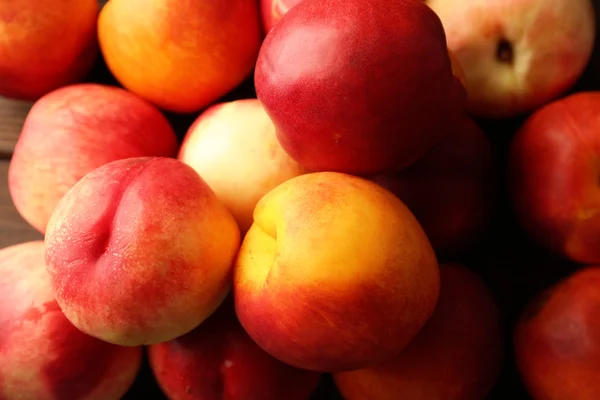Fresh peaches background