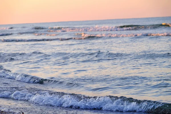 Calm sea in the evening