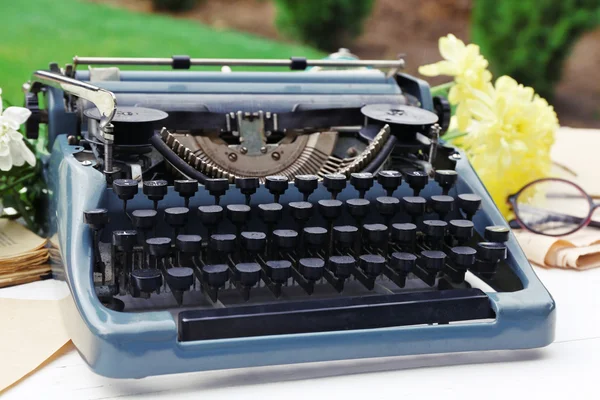 Vintage black typewriter