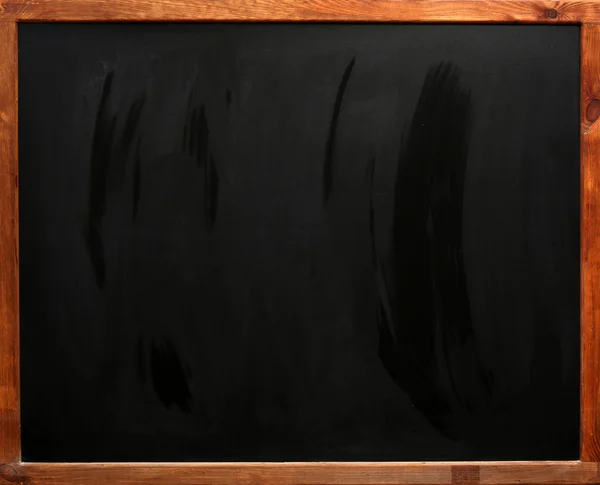 Clean blackboard on white wall
