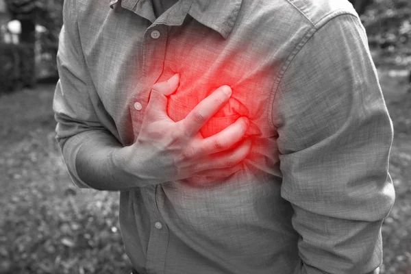 Chest pain - heart attack.