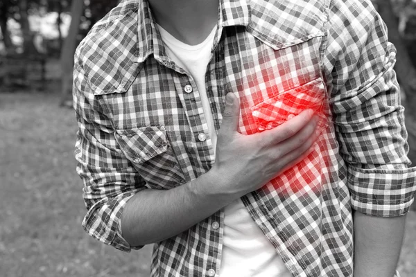 Chest pain - heart attack.