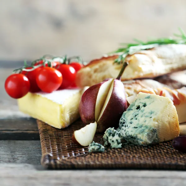 Still life with various types of Italian food