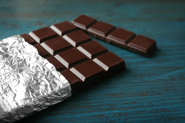 Dark Chocolate bar in foil