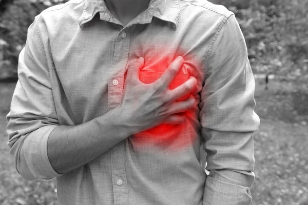 Chest pain - heart attack.