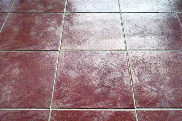 Brown floor tiles