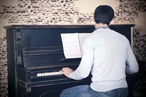 Man playing piano