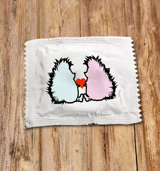 Condom with cute picture