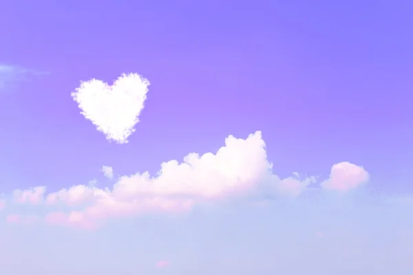 cloud in heart shape