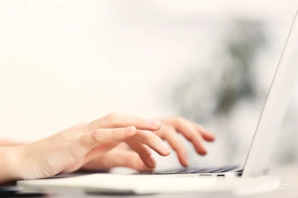 Woman working with laptop