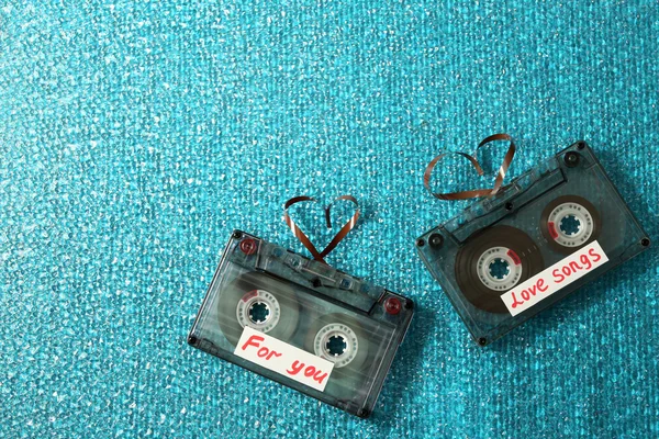 Retro audio cassettes