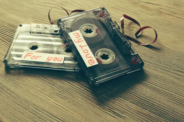Retro audio cassettes