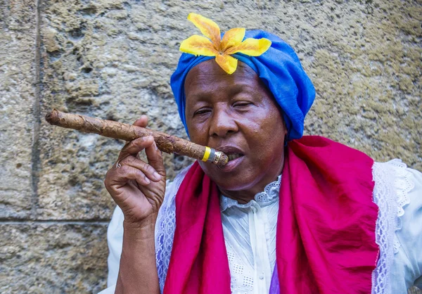 Portrait of a Cuban woman