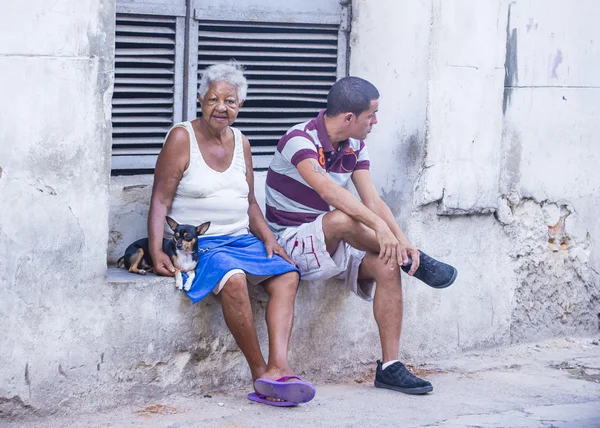 Cuban people in Havana street
