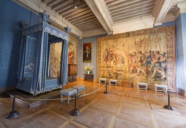 Interior room of Chambord castle, France