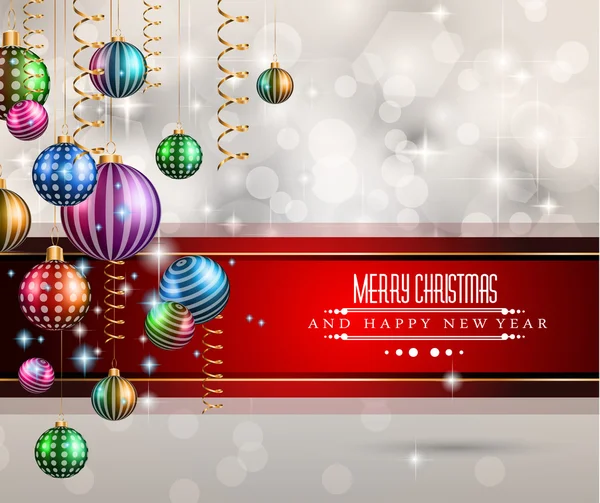 2015 New Year and Happy Christmas background