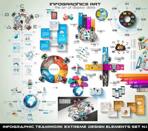 Infographic teamwork Mega Collection