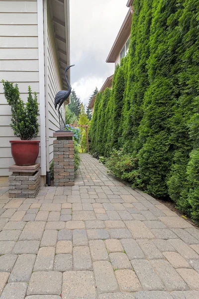 Garden Patio and Brick Path Hardscape