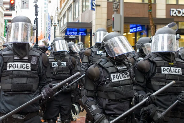 Portland Police in Riot Gear