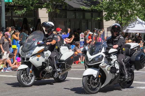 Portland Police Escorts at the Portland Grand Floral Parade